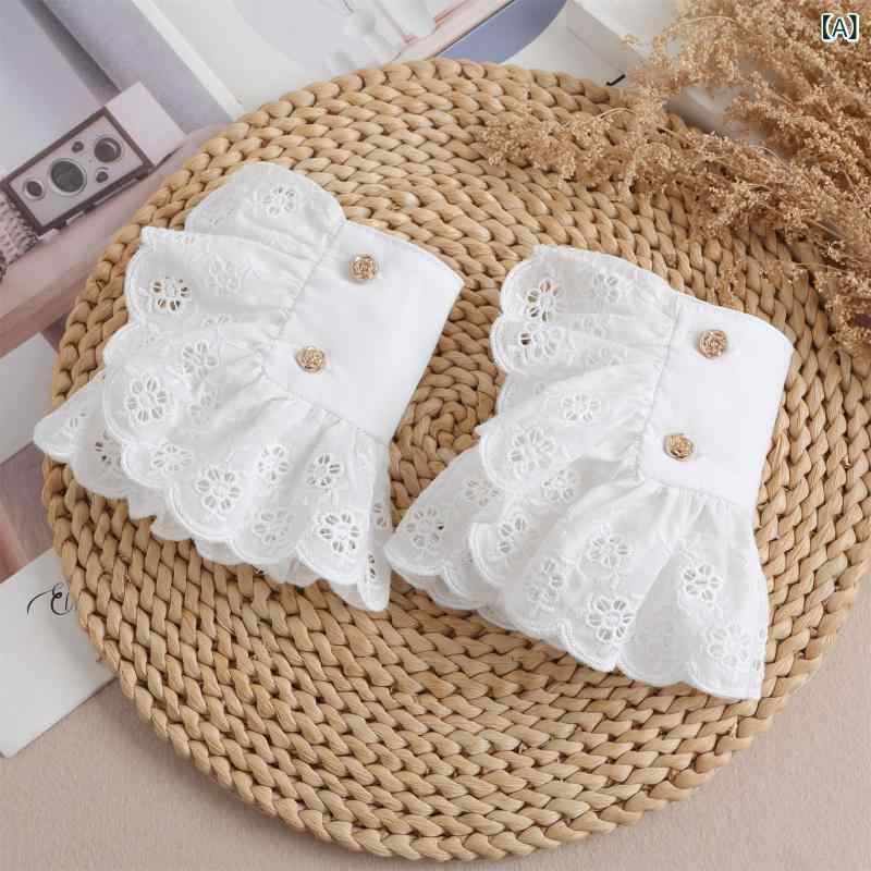 つけ袖 レディース フェイクスリーブ レース ...の紹介画像2