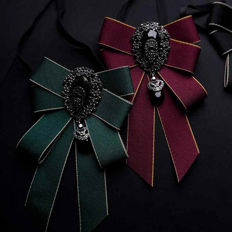 蝶ネクタイ メンズ レディース 春夏 舞台 司会 結婚式 ブラック ネイビー レッド ラインストーン ジルコニア リボン ハンドメイド ポリエステル フォーマル アクセサリー 華やか おしゃれ ステージ衣装 パーティー 披露宴 二次会 高級感 無地 襟飾