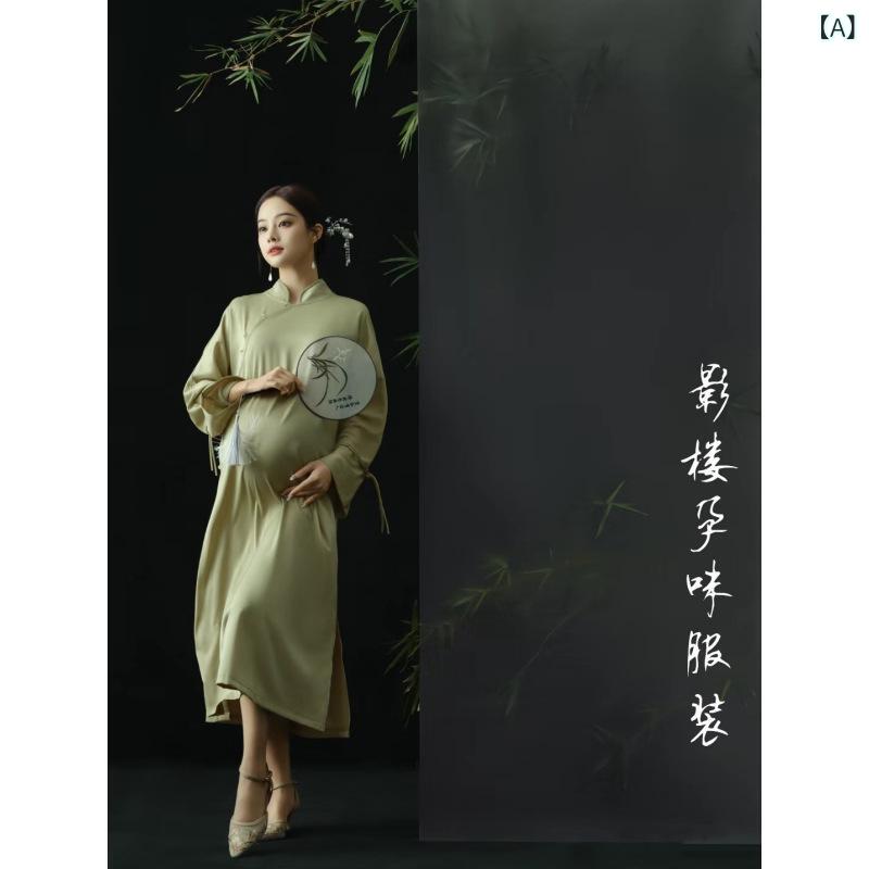 ・カテゴリ: セットアップ・袖丈: 長袖・素材: 綿（30%以下）・カラー展開: チャイナドレス風・サイズ展開: フリーサイズ・スタイル: レトロ・スカート丈: ロング丈・袖の形状: レギュラースリーブ