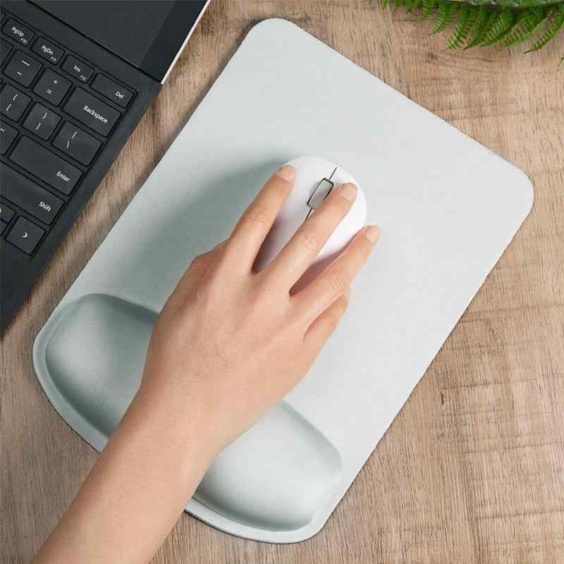 マウスパッド リストレスト かわいい レディース 形状記憶フォーム オフィス PC デスクワーク 滑り止め..