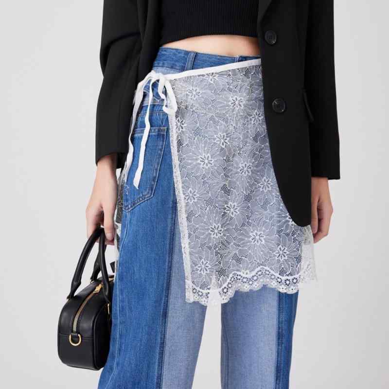 ・カテゴリ: スカート、付け裾・スタイル: ストリート系・主な素材: シフォン・スカート丈: ミディアム丈・カラー展開: ホワイト・サイズ展開: フリーサイズ