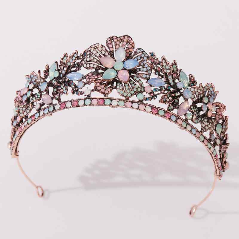 王冠 レディース ティアラ クラウン ヘッドドレス カチューシャ 髪飾り ヘアアクセサリー 結婚式 パー..