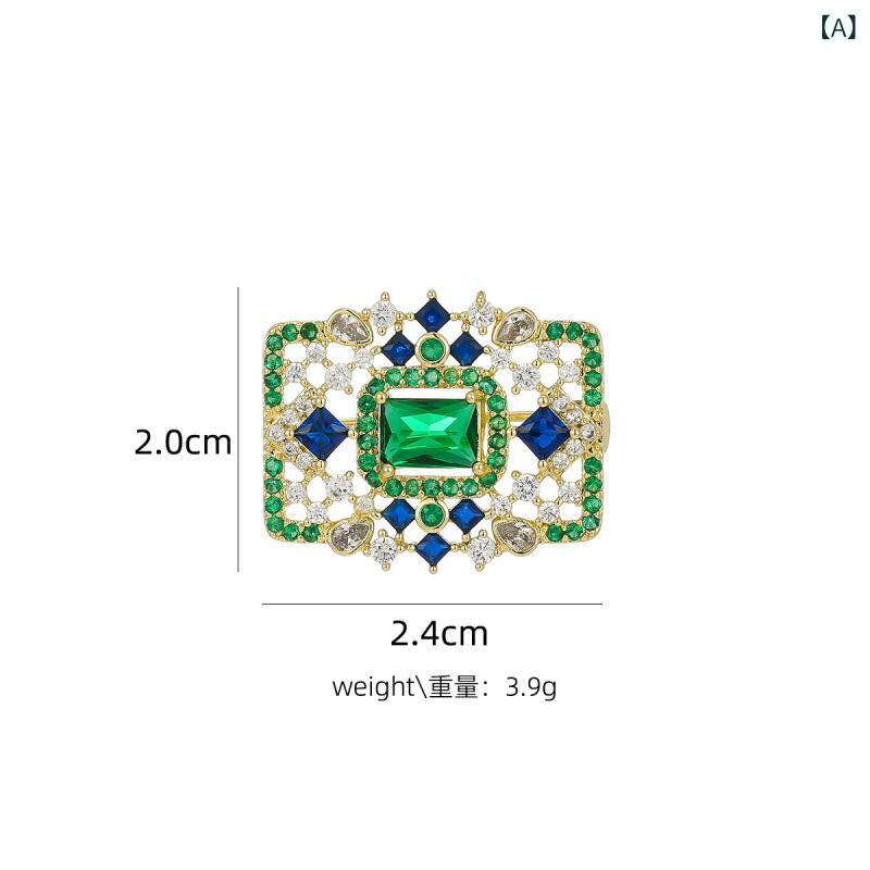 ブローチ メンズ レディース コサージュ ラペルピン 銅 ジルコニア 高級感 カラフ...