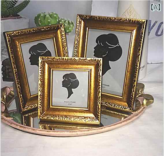 ・カテゴリ: 樹脂工芸品・スタイル: 欧風・主な素材: 天然樹脂・カラー展開: レトロゴールド・サイズ展開: 4寸（15.2×15.2cm）、6寸（15.2×19.8cm）・設置場所: リビング、玄関、寝室・推奨シーン: 誕生日、出産祝い、旅行記念、卒業、引っ越し、パーティー・ギフト対象: 後輩、カップル、同僚、友人、同級生・適用イベント: クリスマス、バレンタイン、元日、七夕、こどもの日