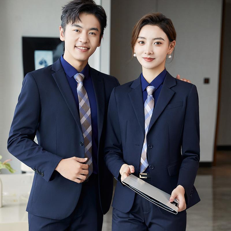 スーツ メンズ レディース セットアップ 事務服 ビジネス 正装 ジャケット スラックス 上下セット 厚手 ストレッチ スリム 通勤 オフィス 秋冬 アセテート繊維 ダークグレー ライトグレー ネイビー 大きいサイズ ボタン
