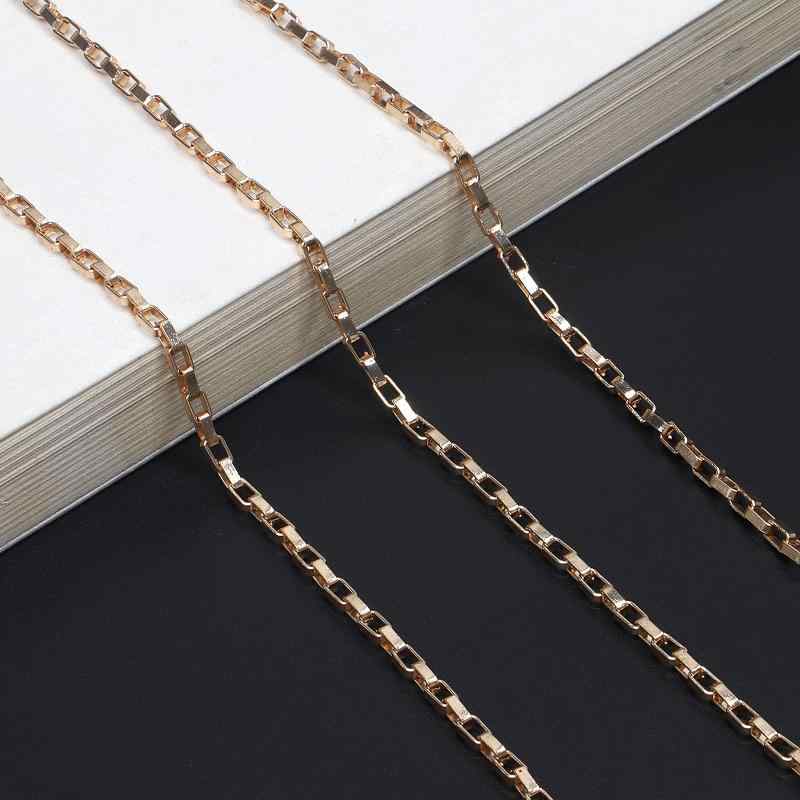 Chains - 眼鏡チェーン メンズ レディース 母の日 ギフト ボックスチェーン 紛失防止 落下防止 滑り止め 金属 メタル サングラスチェーン メガネストラップ ストラップ おしゃれ ファッション 変色しにくい 色落ち防止 ゴールド シルバー アクセサリー 普段使い 通勤
