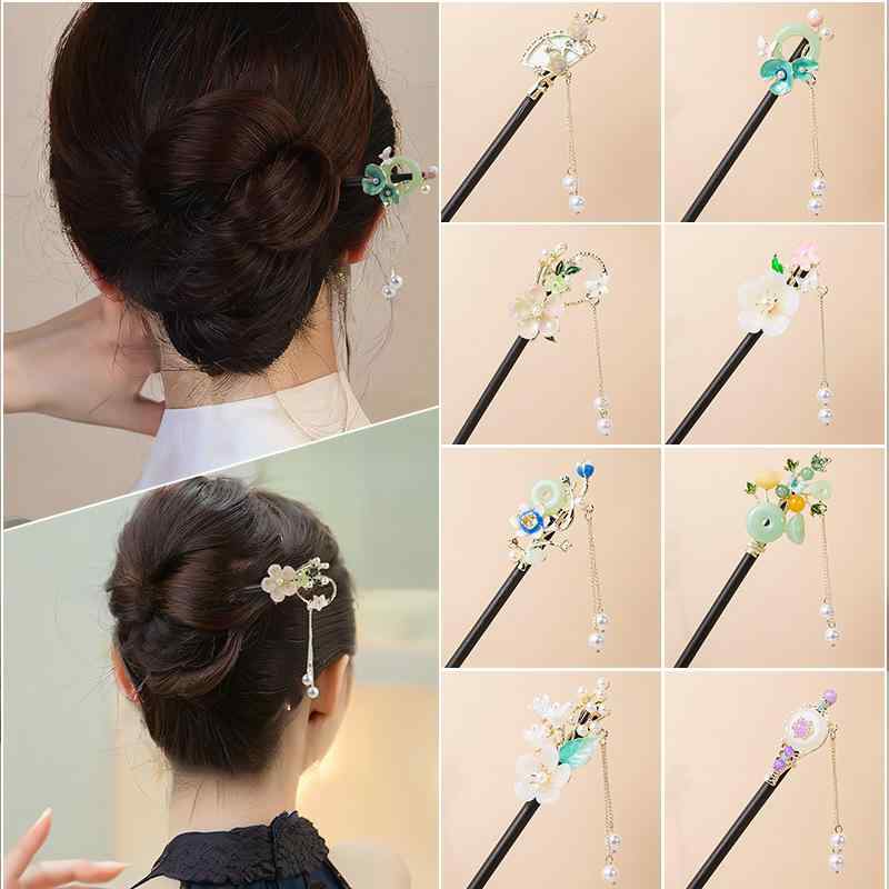 ・カテゴリ: ヘアアクセサリー・スタイル: レトロ・素材: 木・モチーフ: 花・ギフト用途: 結婚式、誕生日、旅行記念、祝日、引越し・要素: 新中華スタイル・カラー: 京華夢、倚担花、歌奇跡、吹香弄、柳風情、梅月色、鼓紅船、満春水、天青、遥碧、紫薇、流光、宝蓮珠、蝶葉花、嫣紅、白薇、南笙、半聴曲、梅月色＋天青、満春水＋紫薇、歌奇跡＋吹香弄、倚担花＋遥碧＋宝蓮珠、柳風情＋鼓紅船＋半聴曲、吹香弄＋満春水＋南笙