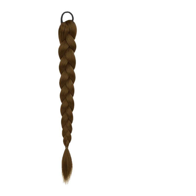 樂天商城 - ウィッグ ポニーテール レディース つけ毛 エクステ 三つ編み ヘアアレンジ ハンドメイド 耐熱 リアル サイド ロング ガーリー フェミニン 清楚 大人かわいい 普段使い ブラック ダークブラウン マロンベージュ