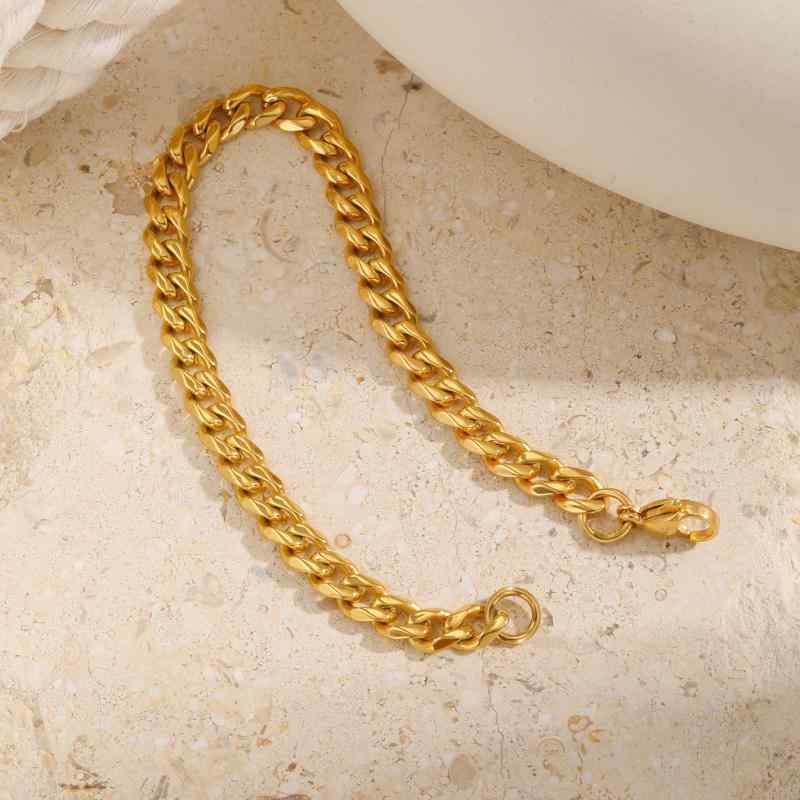 Pink - ブレスレット レディース ゴールド 金 ステンレス 6面磨き 腕輪 バングル ジュエリー シンプル ファッション アクセサリー オフィス 通勤 カジュアル 高級感 電気メッキ加工 耐久性 輝き 上品 華奢 大人 普段使い