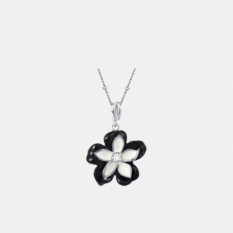 ・カテゴリ: ネックレス・素材: シルバー925・加工: メッキ・: U字、花、植物・スタイル: きれいめ、ラグジュアリー・対象: レディース