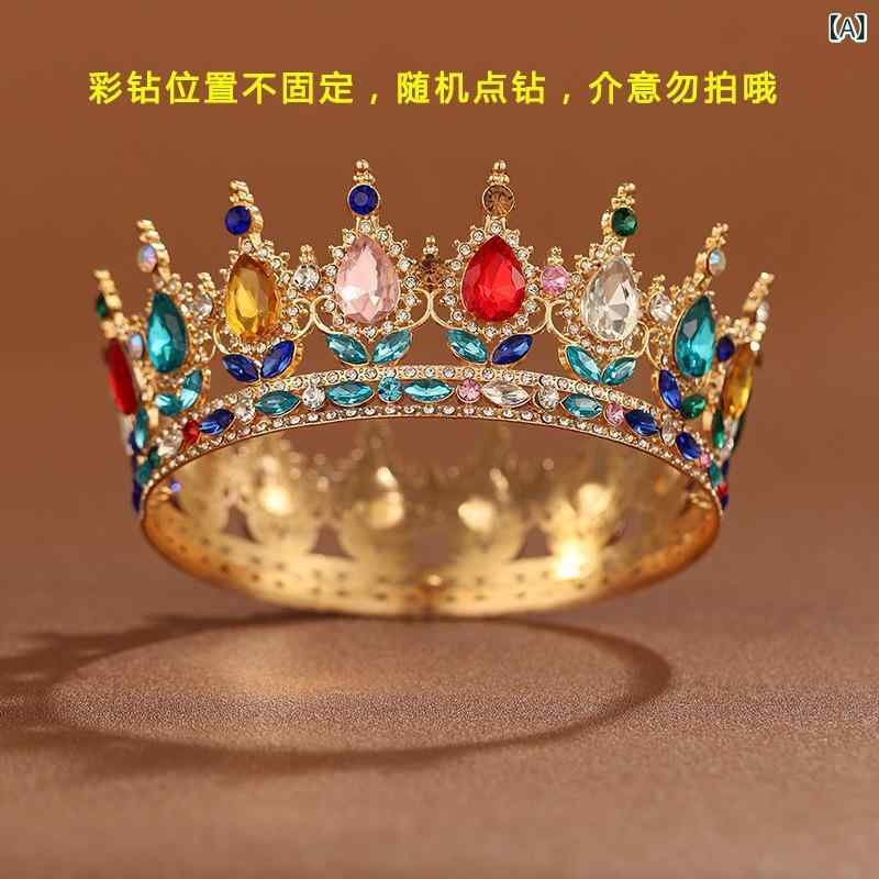 ティアラ レディース 王冠 髪飾り ヘアアクセサリー クラウン ウェディング ブライ...