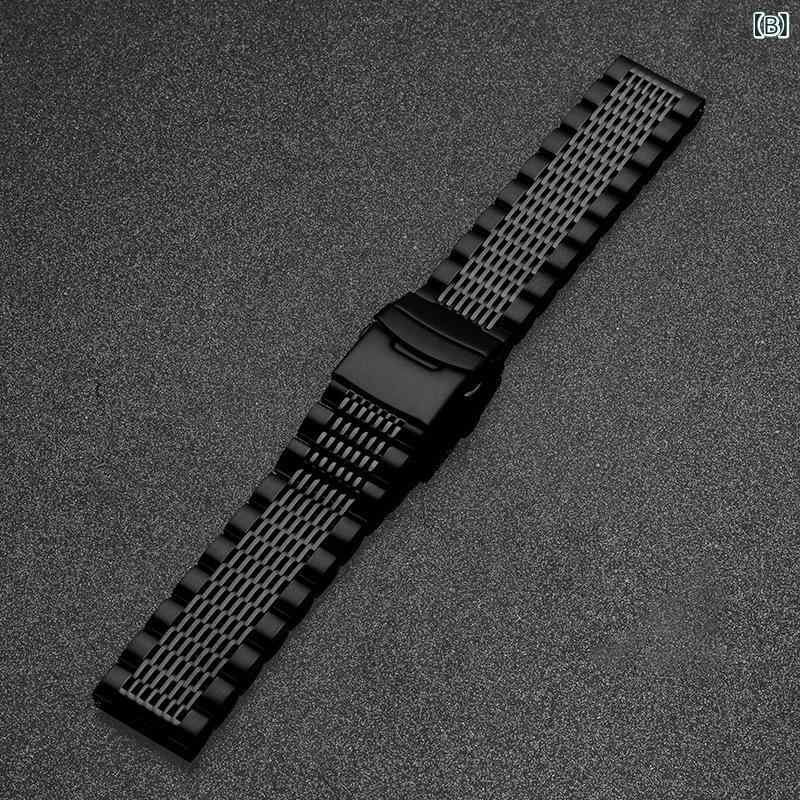 時計バンド メンズ レディース ステンレス 替えベルト 交換用 18-49mm 高級感 電気メッキ加工 ビジネス 通勤 フォーマル 錆びにくい シルバー ブラック ゴールド 秋冬
