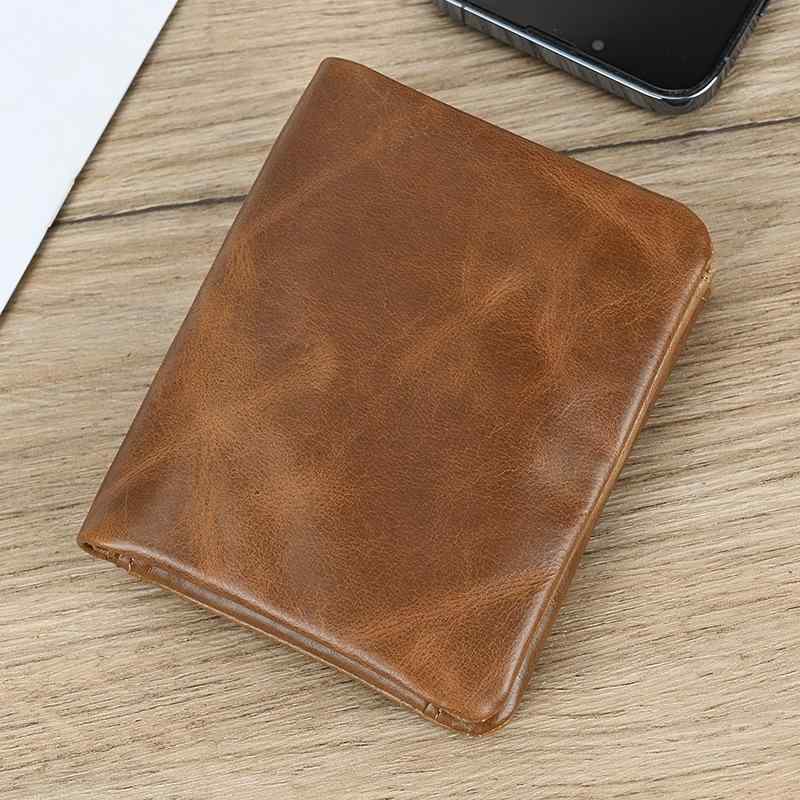 Other - 財布 メンズ レディース 二つ折り レザー 牛革 レザー コンパクト 小銭入れ カード入れ 札入れ 大容量 ヴィンテージ風 レトロ 無地 普段使い ビジネス カジュアル 高級感 秋冬 コットン ブラック チョコ ブラウン