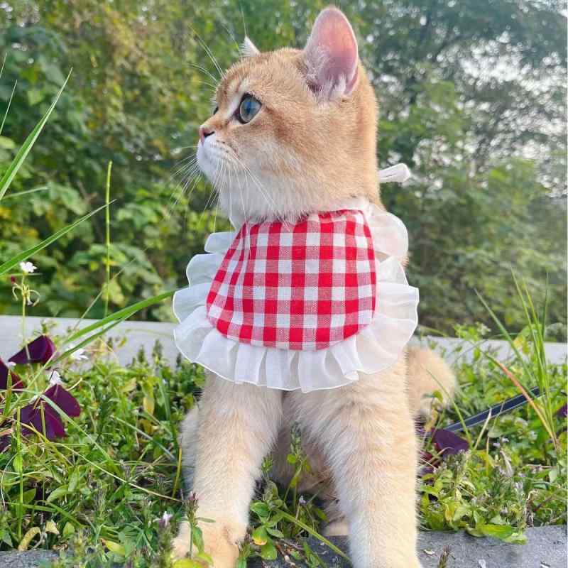 ペット スタイ 男の子 女の子 よだれかけ ビブ バンダナ スカーフ 襟 チェック柄 ...