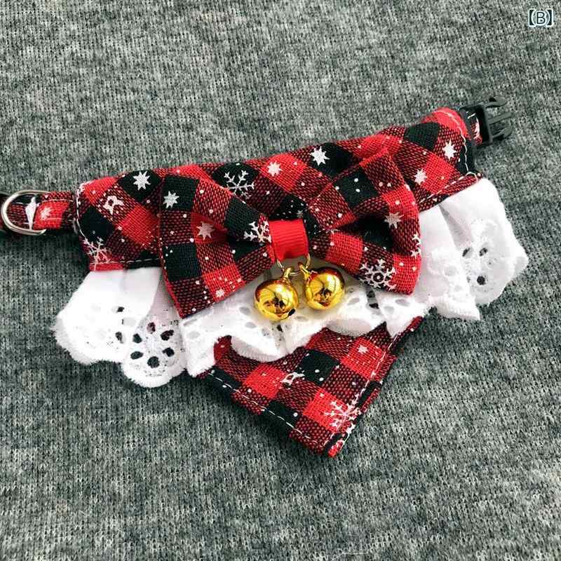 ペット 首輪 男の子 女の子 クリスマス スタイ よだれかけ バンダナ 蝶ネクタイ 飾...