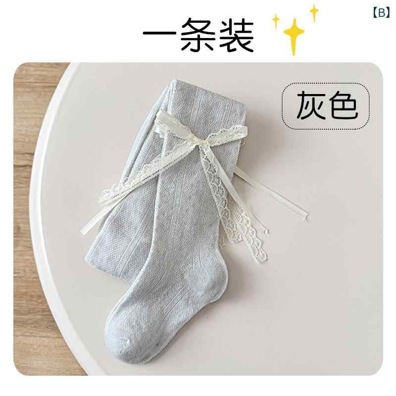 タイツ キッズ ベビー 女の子 春夏 メッシュ 薄手 パンティストッキング リボン バ...