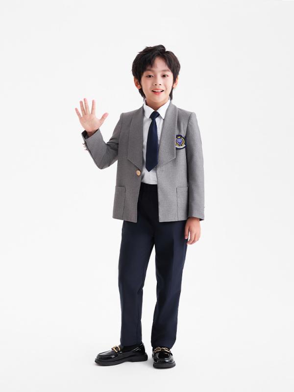 制服 男の子 女の子 キッズ ジュニア スーツ 上下セット ブレザー ジャケット パン...