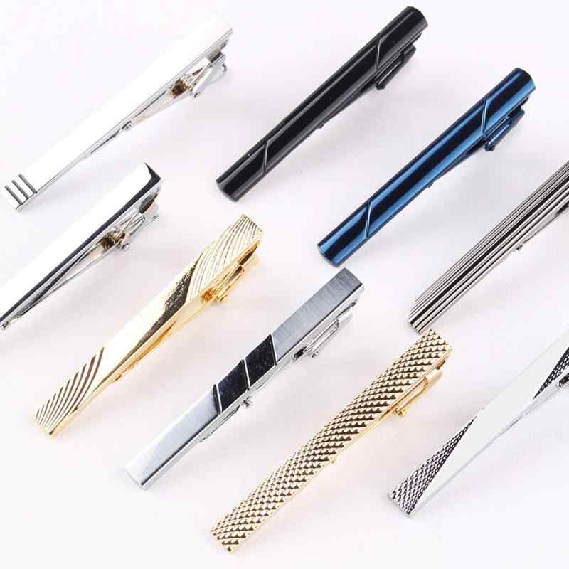 其它 - ネクタイピン メンズ レディース 男性用 紳士用 ネクタイ留め タイバー タイクリップ ゴールド シンプル 幾何学模様 銅製 メタル 高級感 結婚式 ビジネス パーティー 正装 スーツ ワイシャツ ファッション小物 エナメル加工 アクセサリー