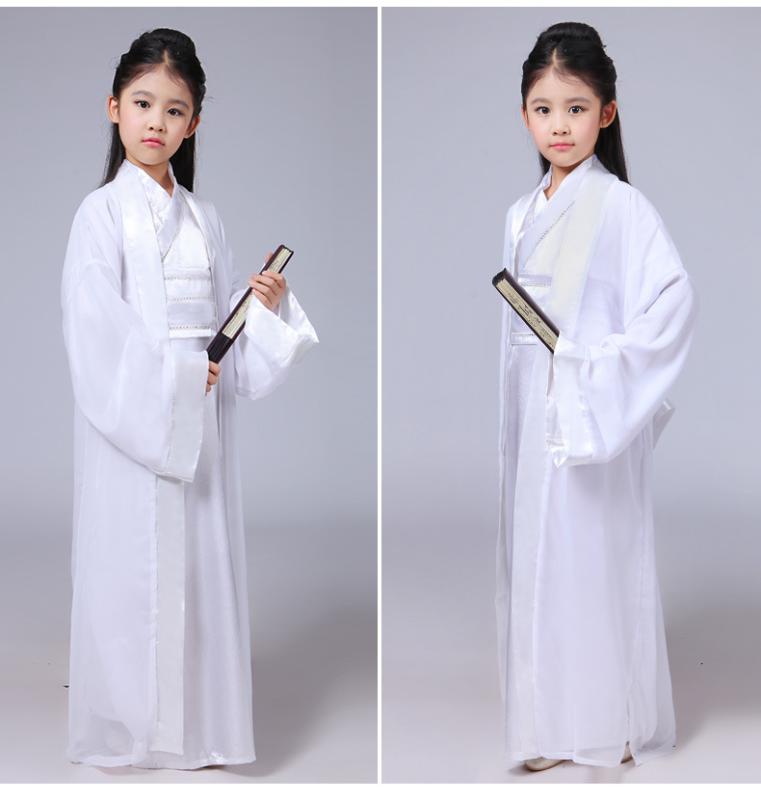 漢服 男の子 女の子 キッズ ステージ衣装 コスチューム 書生 伝統 古典的 儒教 三字経 お姫様 ワンピース 発表会 舞台 記念撮影 古筝 七仙女 春夏 柔らかい 高級感 ウサギ毛