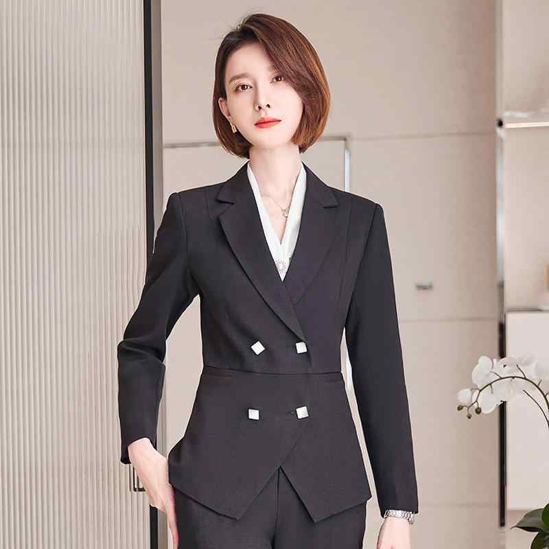 パンツスーツ レディース 女性用 セットアップ テーラードジャケット 長袖 春秋 ビジネス フォーマル オフィス 美シルエット エレガント 高級感 上品 無地 ホワイト ネイビー ブラック(4.0)