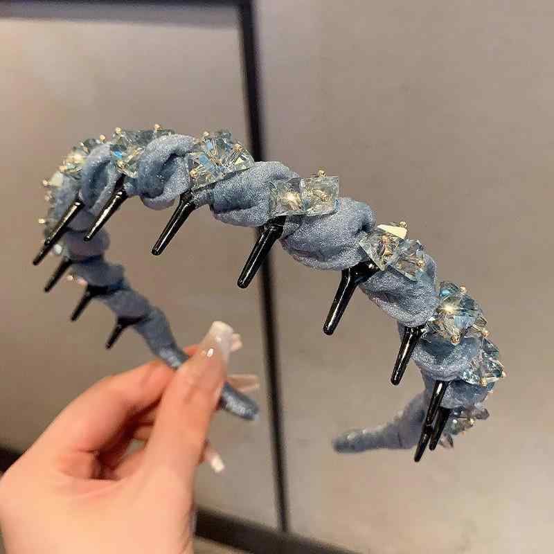・カテゴリ: ヘアアクセサリー・素材: 布・加工: 手作業・カラー展開: ブラック、ライトパープル、ブルー、シャンパンカラー・スタイル: 韓国・スタイル分類: フェミニン・対象: レディース