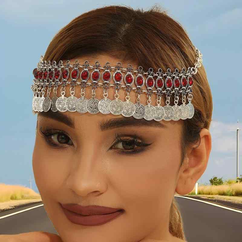 ヘッドドレス レディース ヘアアクセサリー エスニック風 レトロ ヴィンテージ風 ...