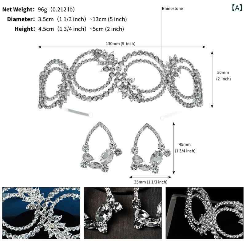 フロントップ楽天市場店のカチューシャ レディース ピアス 2点セット ヘッドドレス ティアラ ブライダル 花嫁 ウェディング 結婚式 披露宴 パーティー 透かし彫り 高級感 ジルコニア ラインストーン シルバー 大人かわいい クラウン 王冠 韓国｜アングル2