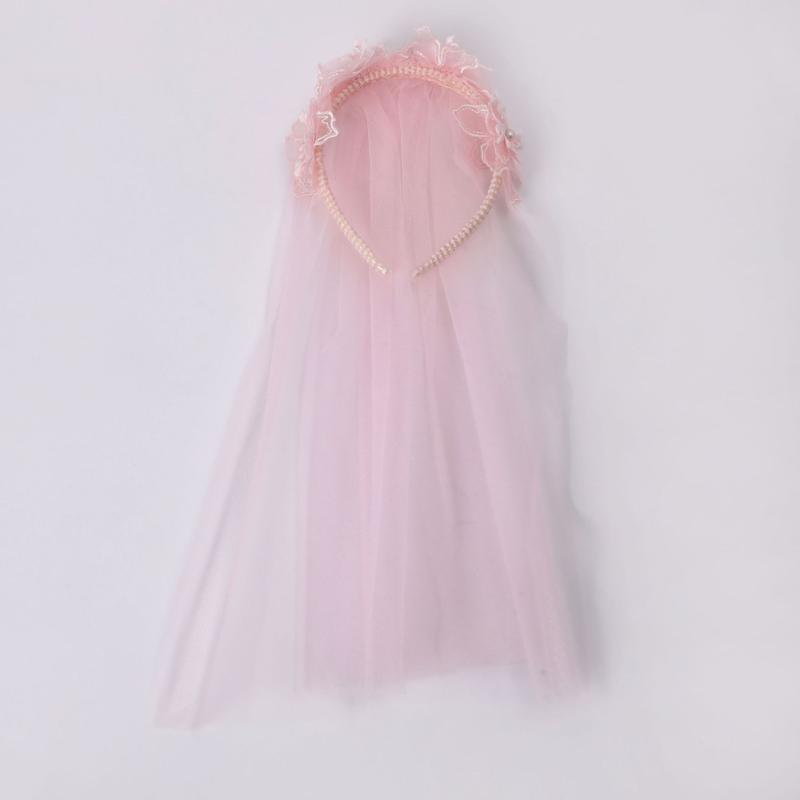 Cachucha - ヘッドドレス レディース 女の子 ベール カチューシャ 花 バラ カメリア 結婚式 パーティー 誕生日 フラワーガール ブライズメイド フレンチ かわいい フェミニン プリンセス ハンドメイド 春夏 アイボリー ピンク