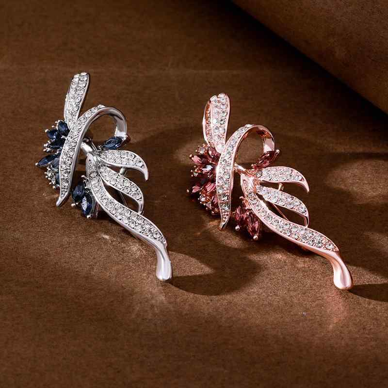 ・カテゴリ: ブローチ・スタイル: 男女兼用・素材: 合金・加工: メッキ・: 花・機能: 2WAY・カラー展開: ダークブルー、ホワイト、ブルー、パープル