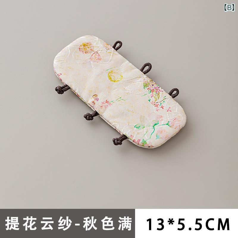 茶道具 取手カバー 鉄瓶 急須 つるカバー 布製 断熱 火傷防止 持ち手 保護 銀瓶 茶...