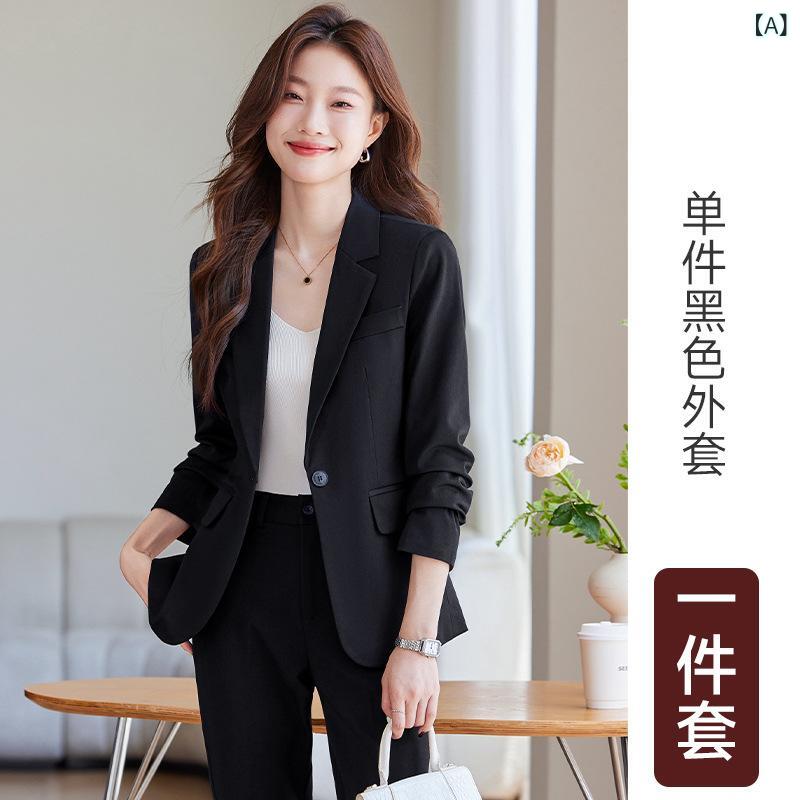 セットアップ レディース 秋冬 ジャケット パンツスーツ 通勤 事務服 オフィス ビ...