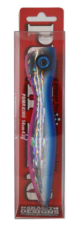 スカジットデザインズ ルアー パンプキン140mm ブルーピンク_クラッシュホロ.