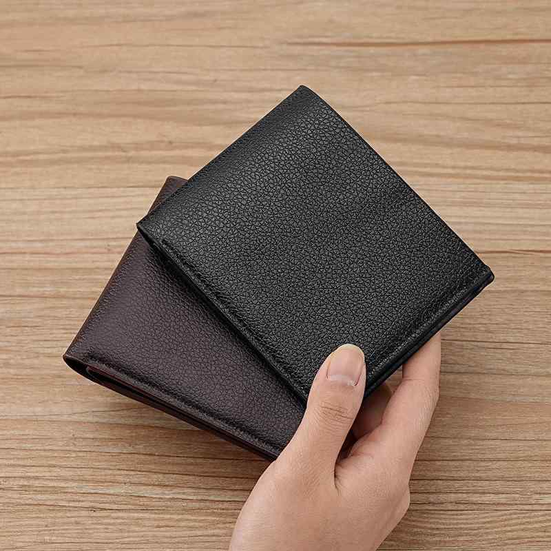 B, C, D, G, J, L, S, T, Z - 財布 メンズ 二つ折り PUレザー 合成革 大容量 横型 札入れ コインケース カードポケット 多機能 型押し ステッチ 欧米 ヴィンテージ風 カジュアル 普段使い 秋冬 ブラック コーヒー 軽量 コンパクト ウォレット