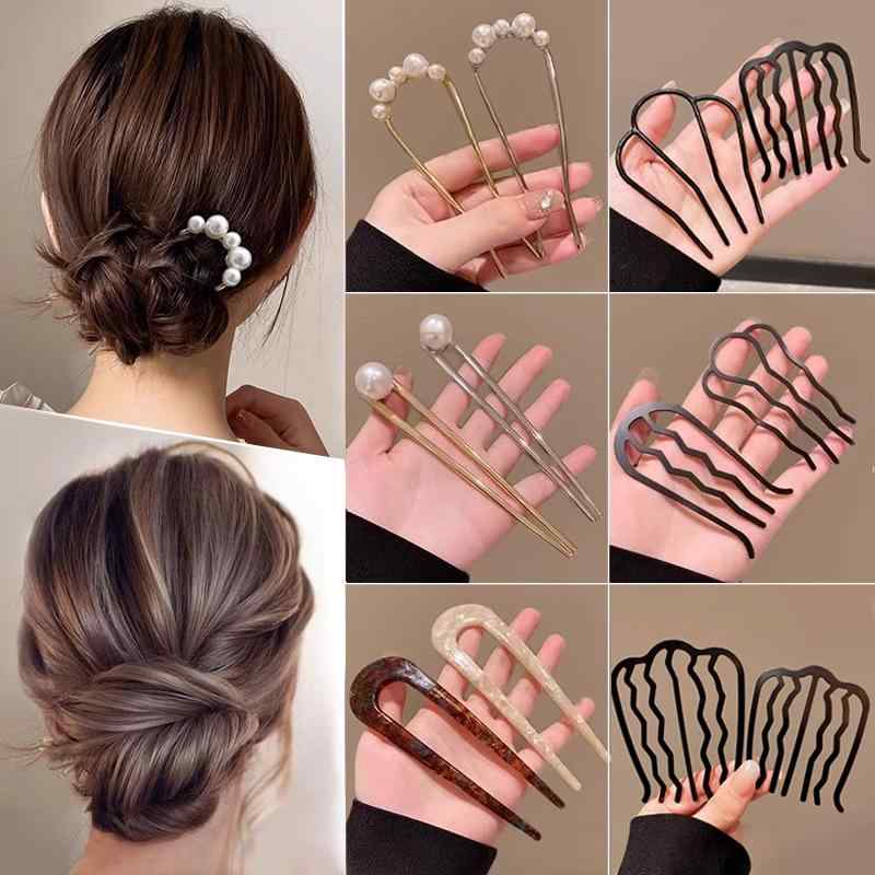 ・カテゴリ: ヘアアクセサリー・スタイル: エレガント・主な素材: 合金・形状: U字型・加工: 電気メッキ・装飾: パール・カラー展開: ゴールド、シルバー、ブラック、ライトグリーン、コーヒー、ミルクホワイト、琥珀、ベージュ、グレー、ピンク、シャンパン、スカイブルー、ガンメタル