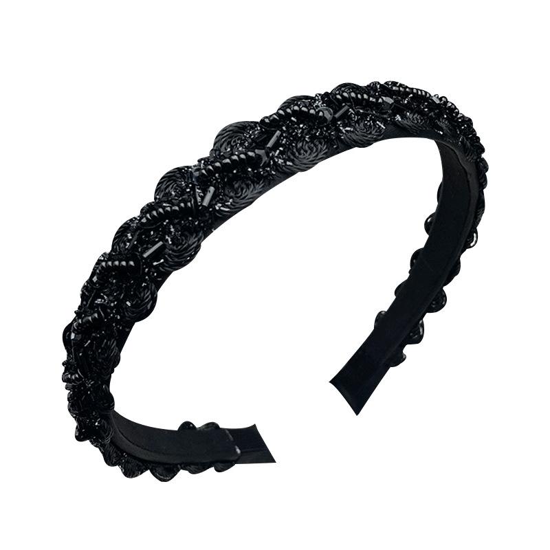 ・カテゴリ: ヘアアクセサリー ・素材: サテン ・加工: ハンドメイド ・カラー: ブラック ・スタイル: 通勤ファッション ・対象: レディース