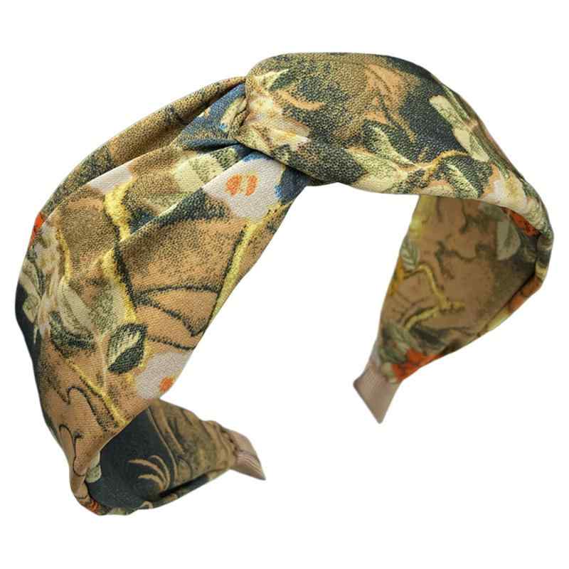 カチューシャ レディース ヘアアクセサリー 髪飾り フレンチスタイル ボリューム 小顔効果 布製 ファブリック 花柄 ワイド 幅広 洗顔用 通勤 普段使い 高級感 秋冬 イエロー