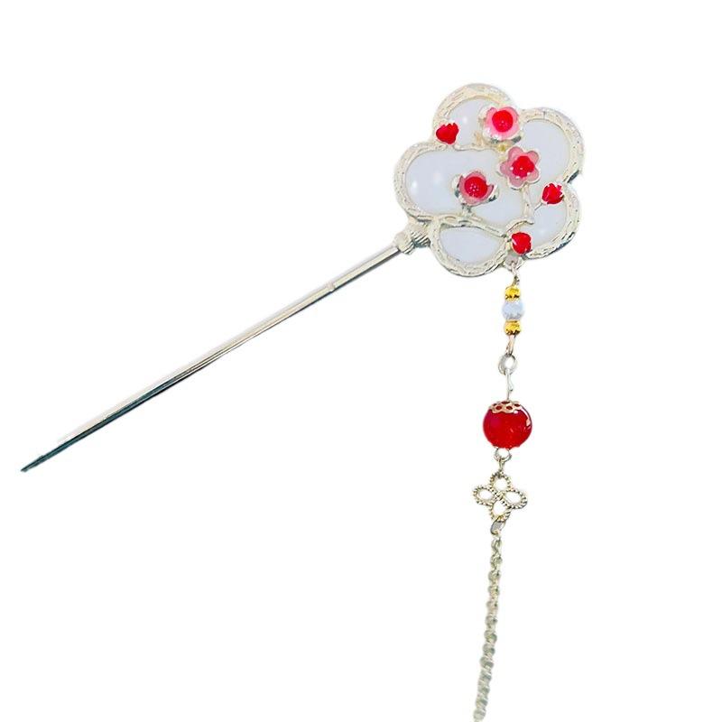 ・素材: 合金・スタイル: レトロ・: 花・加工: ハンドメイド・カラー展開: 扇形、五瓣団扇、四瓣団扇・カテゴリ: ヘアアクセサリー、かんざし