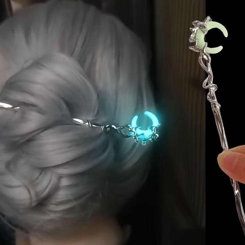 ・カテゴリ: ヘアアクセサリー・スタイル: 古風・素材: 合金・: 花・加工: メッキ加工・モチーフ: 三日月・カラー: 夜光三日月・用途: 結婚式、誕生日、旅行記念、引越し、展示会、広告促進、社員特典、周年記念、ビジネスギフト、開会式、授賞記念、広報企画