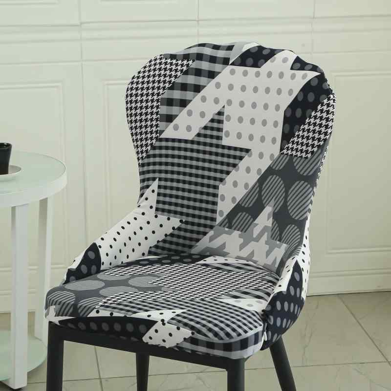 Sofa Covers - 椅子カバー メンズ レディース ストレッチ 背もたれ バーチェアカバー スツールカバー カウンターチェアカバー 伸縮性 フィット シェルチェアカバー 汚れ防止 キズ防止 洗える 無地 ポリエステル モダン シンプル 北欧風 インテリア 模様替え アイボリ