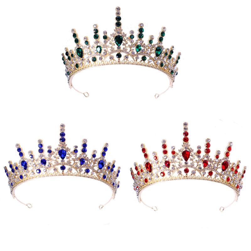 ティアラ レディース 王冠 ヘッドドレス 髪飾り ヘアアクセサリー 結婚式 披露宴 パーティー 豪華 華やか 高級感 バロック調 レトロ ヴィンテージ風 花柄 ラインストーン クリスタル シルバー ゴールド ローズゴールド