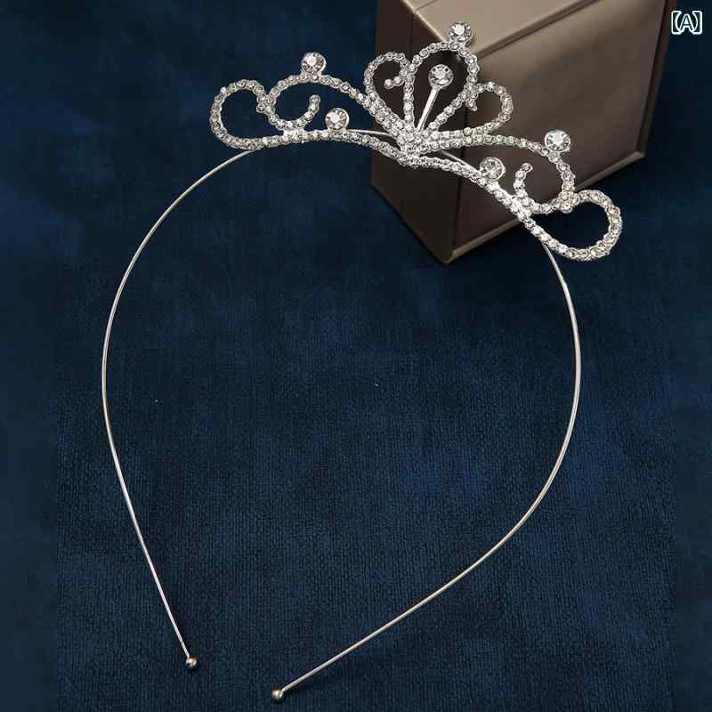 ティアラ レディース ヘアアクセサリー 髪飾り ヘッドドレス クラウン 王冠 結婚式...