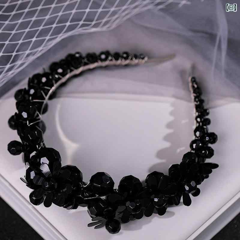 ヘアアクセサリー レディース カチューシャ ヘッドドレス 結婚式 ウェディング ブ...