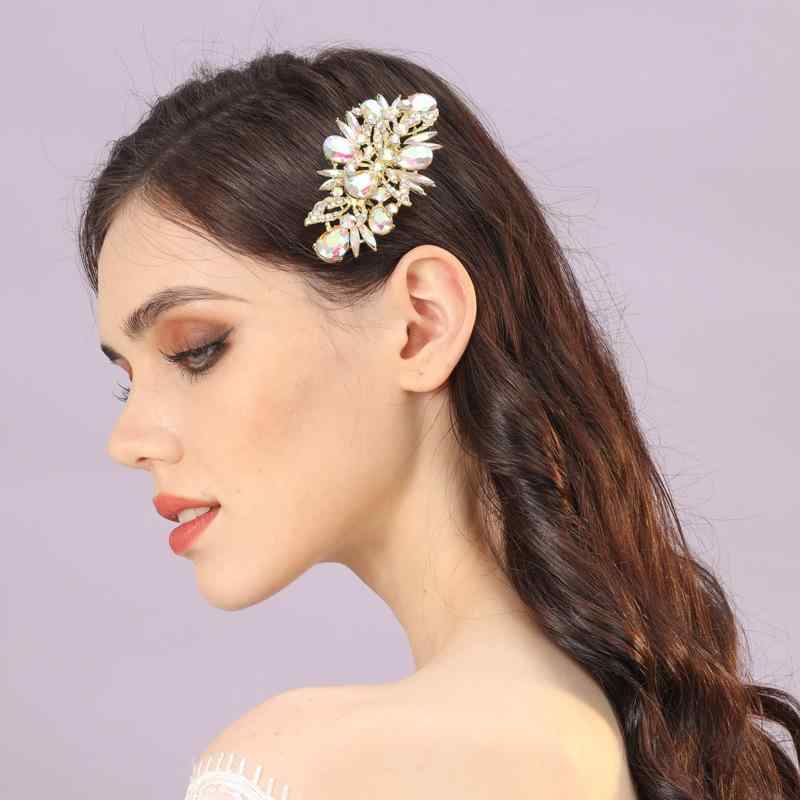 ヘアアクセサリー レディース コーム ヘッドドレス 髪飾り 結婚式 ウェディング パ...