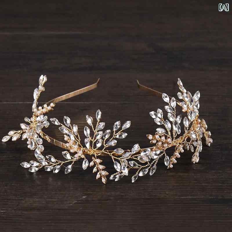 カチューシャ レディース ヘッドドレス ヘアアクセサリー 髪飾り 結婚式 披露宴 パ...