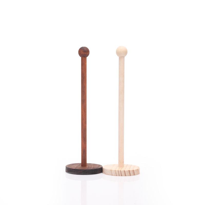 Accessories Supplies - 展示スタンド 木製 髪飾り ヘアゴム シュシュ ビーズ ブレスレット バングル 収納ラック 什器 ディスプレイ 整理 卓上 北欧風 ナチュラル ウォルナット 取り外し可能 シンプル 立体 高級感