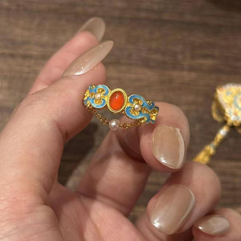 Other , Materials - 指輪 レディース リング アクセサリー 手元 ジュエリー 高級感 個性的 おしゃれ かわいい 上品 きれいめ 華やか 合金 電気メッキ加工 お正月 パーティー 普段使い 春夏 トレンド ファッション ギフト