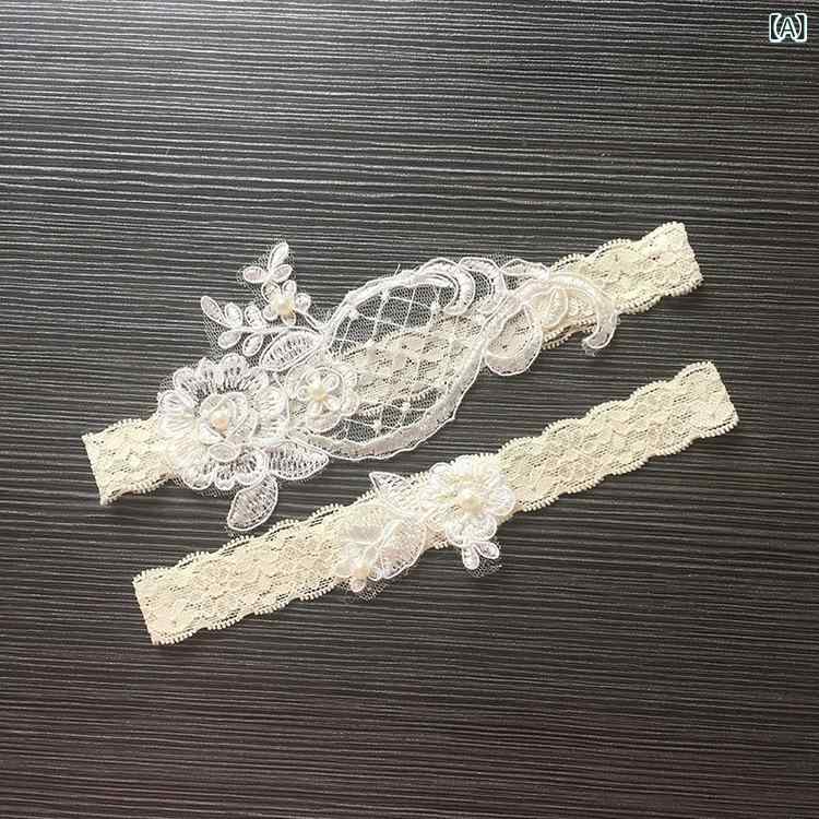 ガーターベルト レディース 結婚式 ブライダル 披露宴 ウェディング 小物 アクセサ...