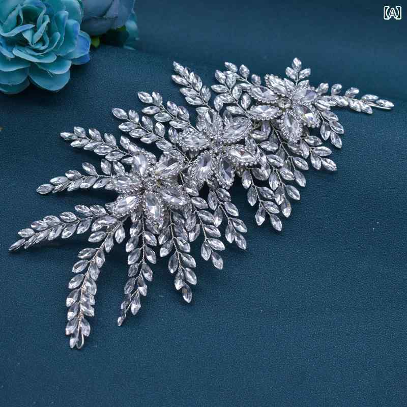 ヘッドドレス レディース 髪飾り ヘアアクセサリー 花嫁 ウェディング 結婚式 発表...