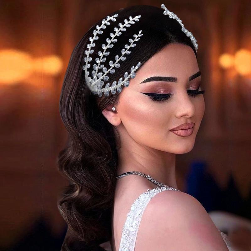ヘッドドレス レディース 結婚式 ブライダル ウェディング 髪飾り ヘアアクセサリ...