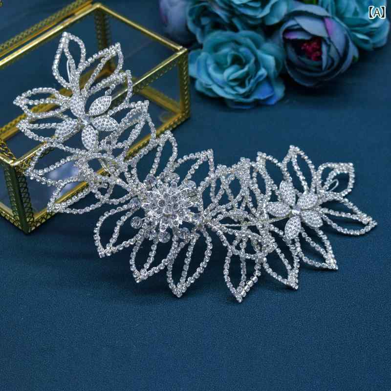 ヘッドドレス レディース ブライダル ウェディング 結婚式 ヘアアクセサリー 髪飾...